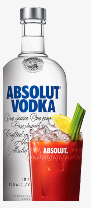 ©2018 Imported By Absolut Spirits Co - Absolut Vodka Bottle Png