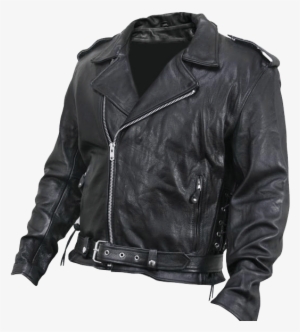 Motorcycle Leather Vest, Classic Motorcycle, Motorcycle - Leather Jacket Transparent Background