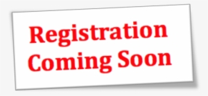 Registration - Coming Soon - Fall Registration Coming Soon