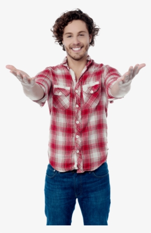 Free Png Men Pointing Front Png Images Transparent - Happy Man Png Download