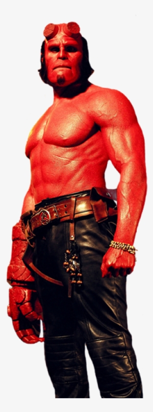 Ron Perlman As Hellboy - Ron Perlman Muscle Suit