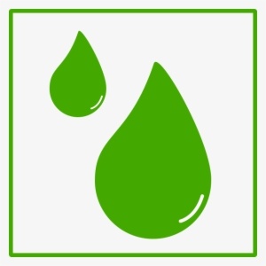 Eco Green Drop Of Water Icon By Dominiquechappard - Green Drop Of Water