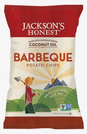 Barbeque Potato Chips - Jackson's Honest Sweet Potato Chips 5 Oz Bags - Pack