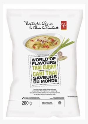 Pc World Of Flavours Thai Curry Flavour Rippled Potato - President's Choice Thai Curry