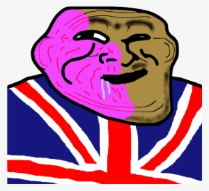 106kib, 750x750, Brit Trollface - Gay Troll Face