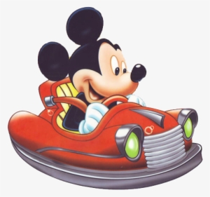 Mickey Mouse Clipart - Mickey Mouse And Car Transparent PNG - 425x387 ...