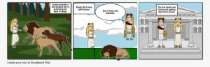 Cyrene Punches A Lion - Lion