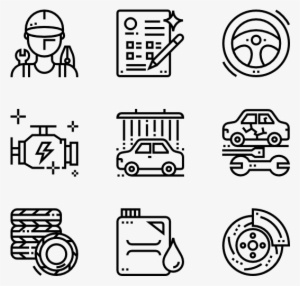 Car Service 30 Icons - Travel Icon Transparent Background