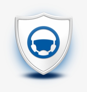 3d White Car Insurance Shield Featuredcontent - Insurance 3d Logo Png