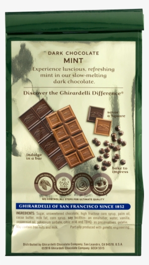 Ghirardelli Chocolate Squares Dark & Mint Dark Chocolate, - Ghirardelli Intense Dark Chocolate, Cherry Tango -