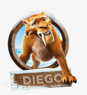 Armed With A Biting Sense Of Humour, This Saber Tooth - Diego Ice Age Png