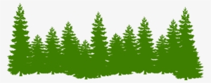 How To Set Use Trees Clipart - Pine Trees Forest Landscape Nature Vinyl Sticker Decal
