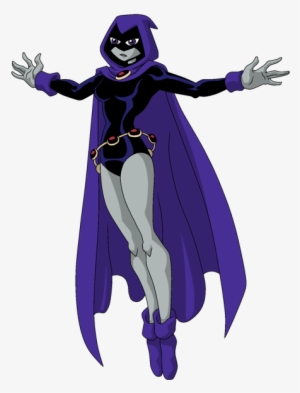 Raven Calm Flight Pose - Raven Teen Titans Flying
