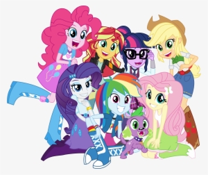 Fluttershy, Friendship Games, Group Photo, Group Shot,