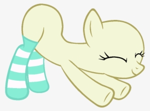My Little Pony Base 27 Stretching In Socks By Drugzrbad-d663gh2 - Base My Little Pony Png