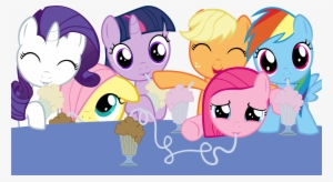 Pinkie Pie Applejack Twilight Sparkle Rainbow Dash - Mlp Mane 6 Fillies