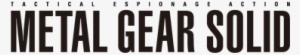 Metal Gear Solid Logo Metal Gear Solid, Serpientes, - Metal Gear Solid Portable Ops Png