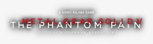 Se Aproxima Un Anuncio Importante De Metal Gear Solid - Metal Gear Solid V Phantom Pain Logo