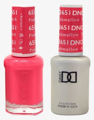 Dnd Nail Lacquer And Gel Polish Punch Marshmallow Png - Dnd Gel & Matching Polish Set 483 Pink Angel