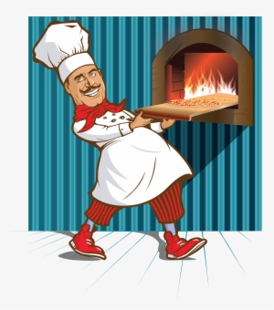 Pizza Maker Pizza, Vector Art, Design, Adobe Illustrator, - Cartoon