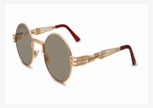 New Trending Mens/womens Luxury High Fashion High Quality - Men Sunglasses Luxury Round Lens Steampunk Glasses