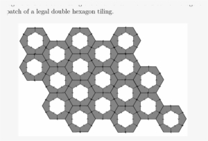 A Legal Patch Of Double Hexagon Tiles - Pattern
