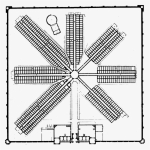 Eastern State Penitentiary Floor Plan 1836 - Eastern State Penitentiary Floor Plan