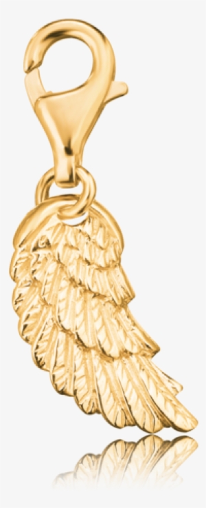 18ct Gold Plated Angel Wing Charm - Engelsrufer Silver Angel Wing Charm