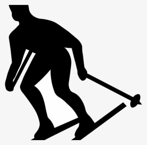 This Free Icons Png Design Of Skier Silhouette