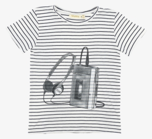 Soft Gallery Bass T-shirt Walkman - Cdg Long Sleeve Striped Black