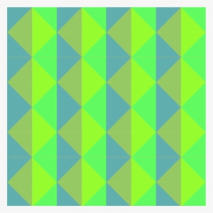Green Square Shape Triangle Drawing