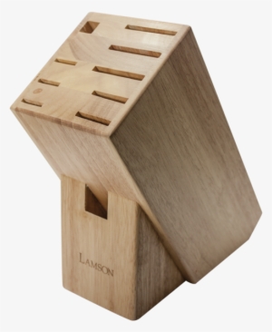 Maple Knife Block - Lamson Treespirit 15 Slot Walnut Knife Block, Wood