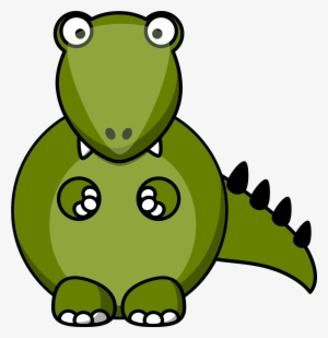 Cute Dragon - Cartoon Tyrannosaurus Rex Dinosaur Shower Curtain