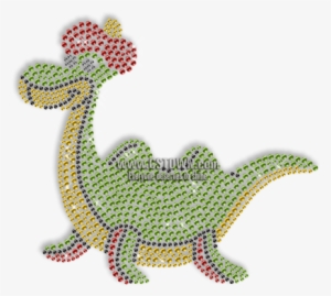 Cute Dragon Diamante Iron On Pattern Design - Cartoon