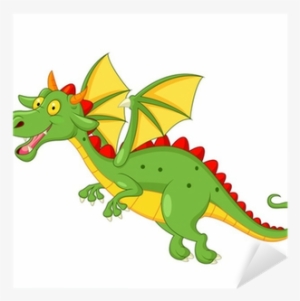 Cartoon Dragon Flying Clipart