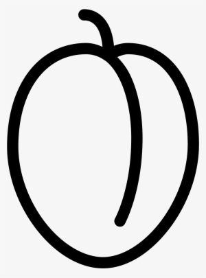 The Icon Is A Simplified Depiction Of A Plum - Icon