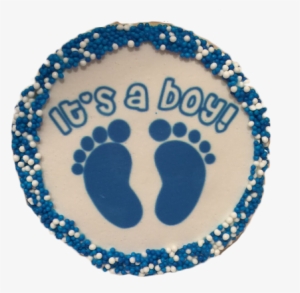 It's A Boy Sugar Cookies With Nonpareils