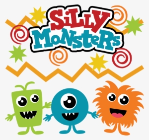 Silly Monster Clip Art - Birthday Silly Monster Svg