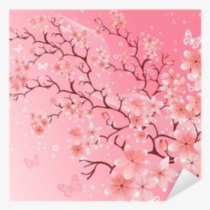 Cherry Blossom, Vector Illustration Sticker • Pixers® - Japanese Cherry Blossom