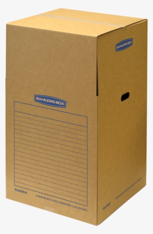 Smoothmove™ Classic Moving Boxes, Medium 77172 - Bankers Box Smoothmove Wardrobe Moving Boxes, 20 Inch