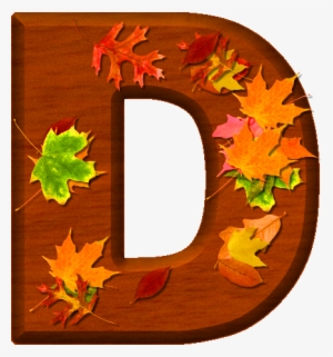 Letter Clipart Autumn - Alphabet Letters Leaves