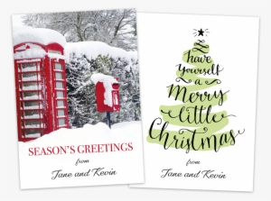Why Not Select One Of Our Photo Christmas Cards For - British Winter
