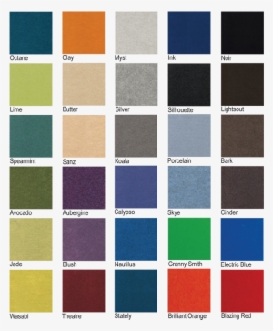 Fabric Board Extra Options - Bright Cool Colors