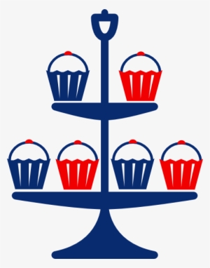 Cup Cake Stand Clip Art - Cake Stand Free Clipart