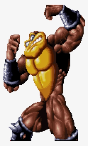 pimple as he appears in sprite form - battletoads pimple