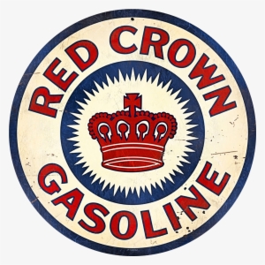 Vintage Red Crown Gasoline Sign - Understanding Christianity