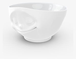 Bowl Happy Matted White - Spoon