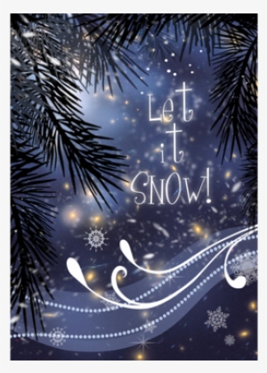 Let It Snow In The Pines - Christmas Design
