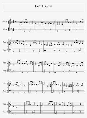 Let It Snow Bassline Score - Let It Snow Sheet Music