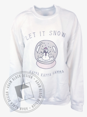 Kappa Kappa Gamma Let It Snow Sweatshirt - Rush Sigma Nu Shirt